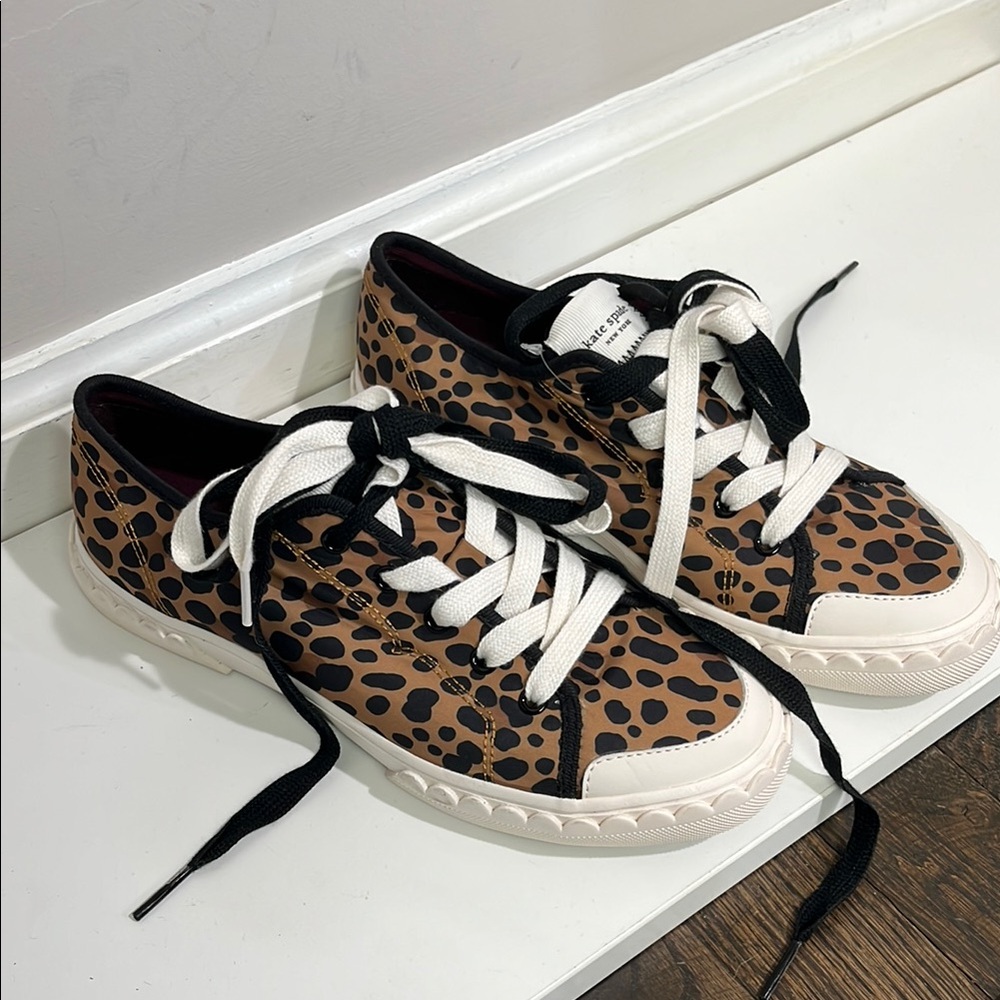 Kate spade New York leopard print court sneaker